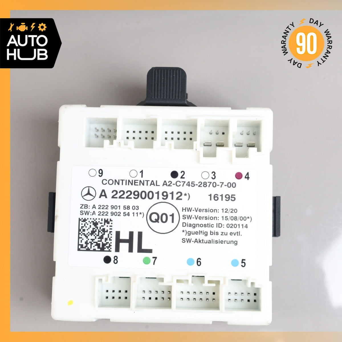 Mercedes W205 C300 C350e Rear Left Driver Side Door Control Module OEM - photo 4