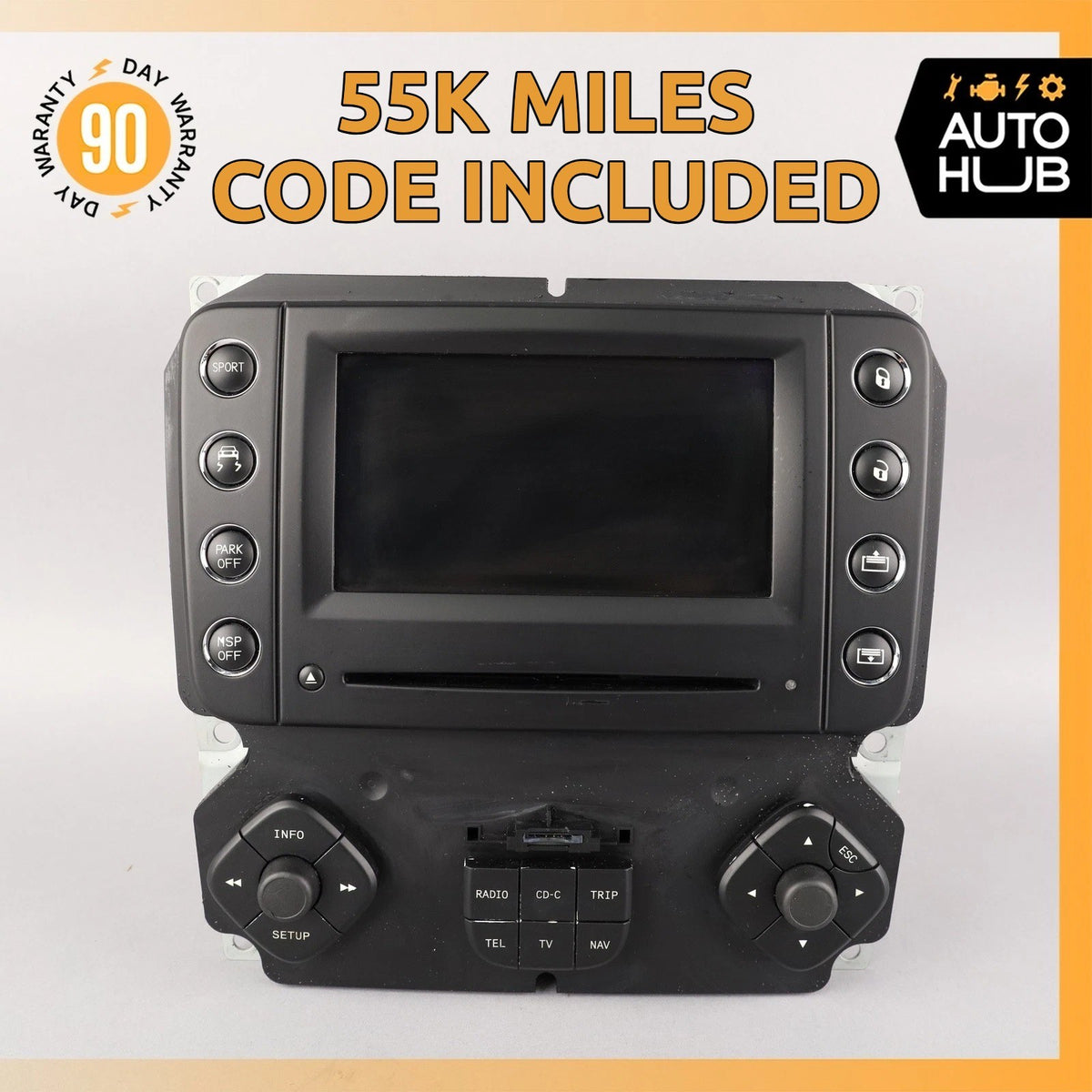 03-08 Maserati Quattroporte M139 Command Head Unit Navigation Radio Screen OEM - photo 1