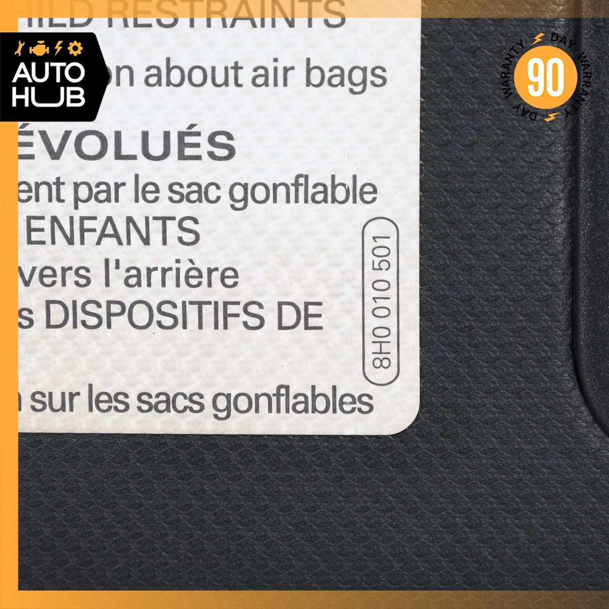 09-12 Audi 8R Q5 Right Passenger Side Sunvisor Sun Visor Black OEM - photo 4