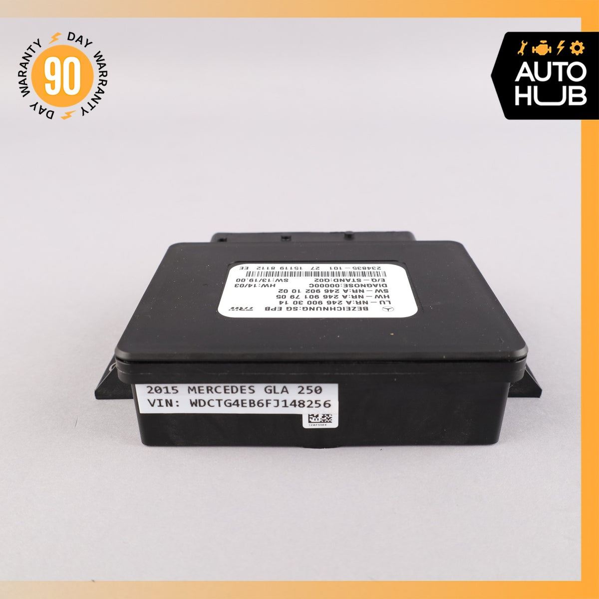 14-20 Mercedes X156 GLA250 GLA45 Electronic Parking Brake Control Module OEM 71k - photo 4