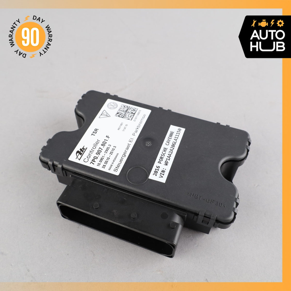 11-18 Porsche Cayenne 958 Electronic Parking Brake Control Module 7P0907801F OEM - photo 1
