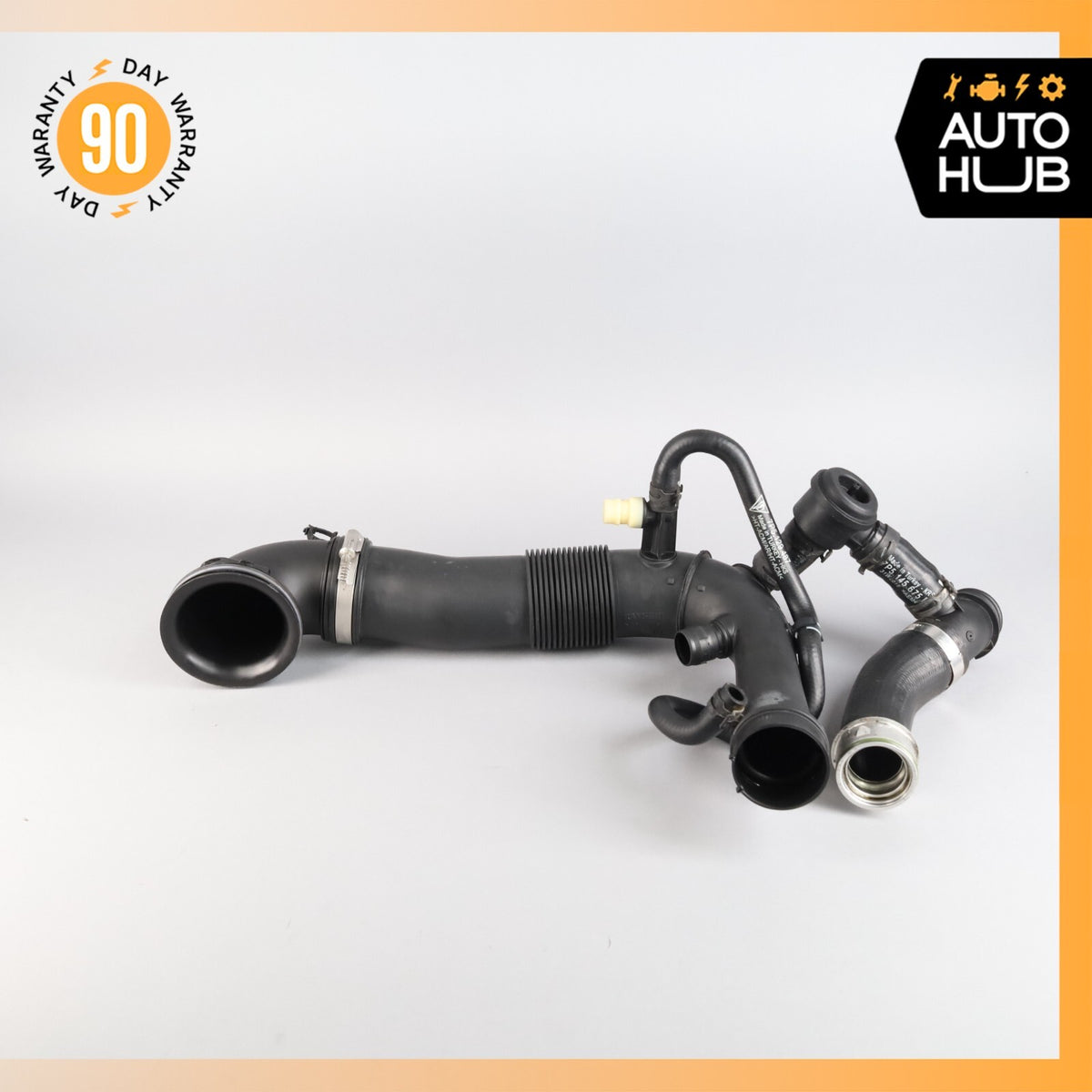 15-18 Porsche Cayenne 958 GTS Left Driver Side Air Intake Cleaner Hose Tube OEM - photo 2