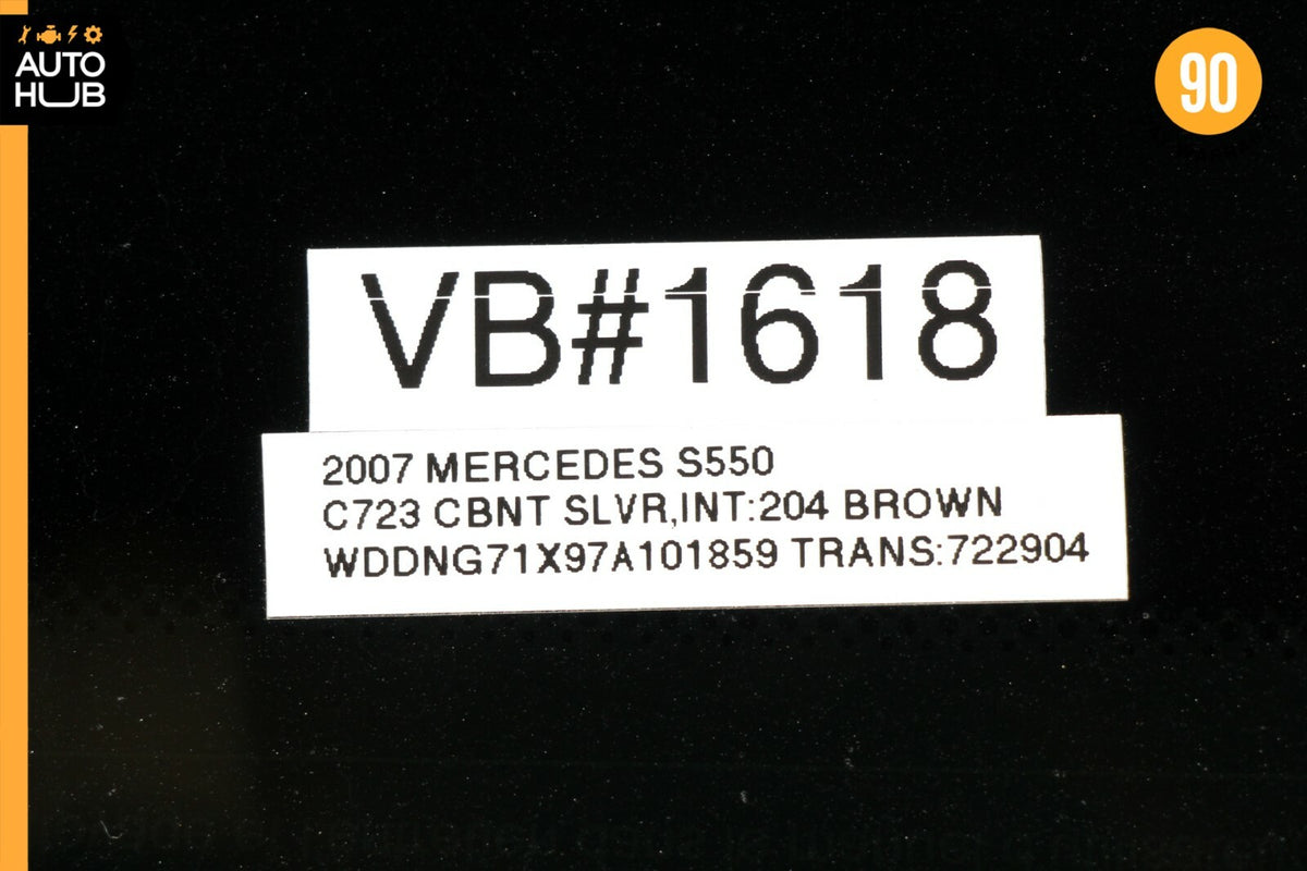 07-13 Mercedes W221 S550 S450 S63 AMG Rear Pano Panoramic Roof Glass OEM - photo 12
