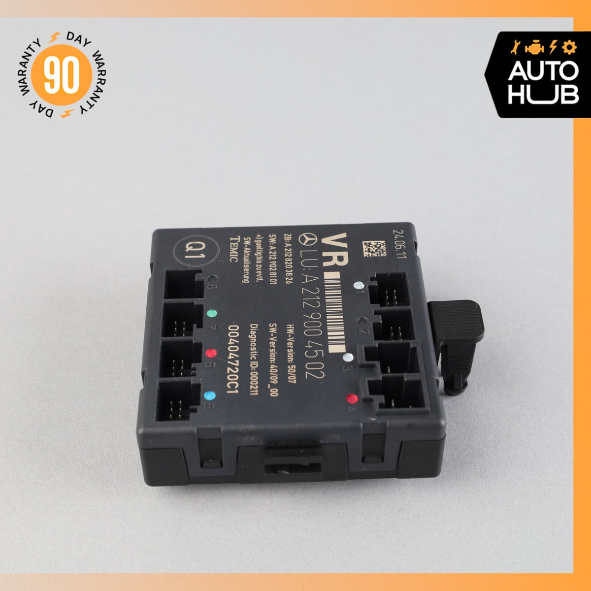 08-12 Mercedes W207 E350 C300 GLK350 Front Right Side Door Control Module OEM - photo 2