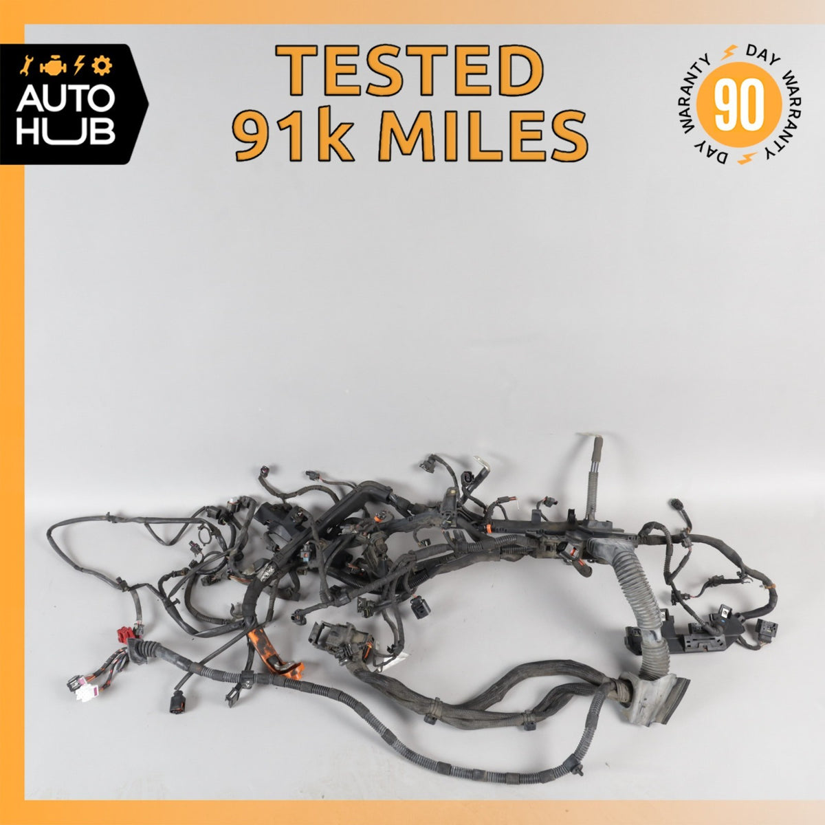 15-16 Porsche Cayenne 958 S 3.6L V6 Engine Motor Wire Wiring Cable Harness OEM - photo 1