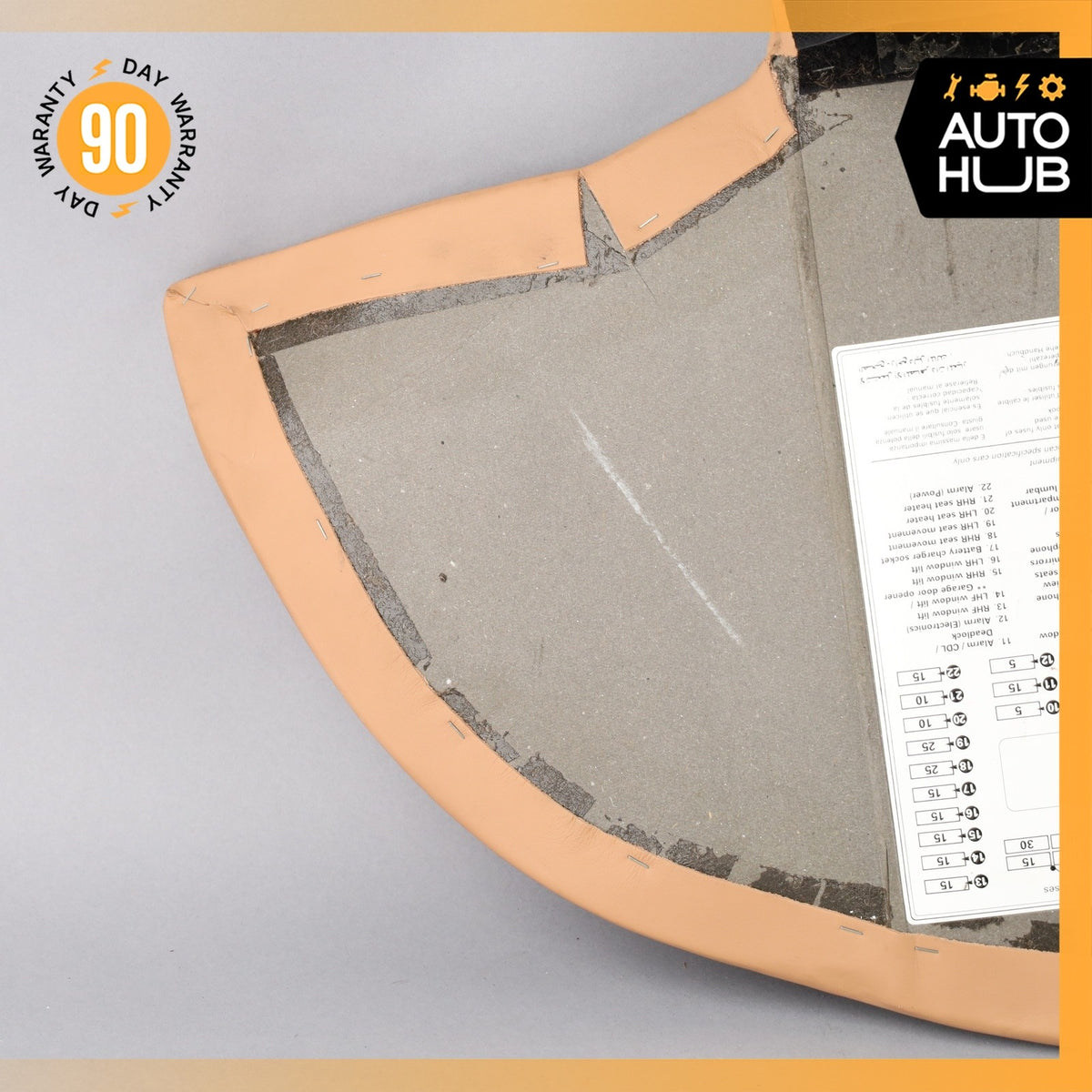 99-02 Bentley Arnage / RR Seraph Rear Left Side Trunk Boot Mat Carpet Cover OEM - photo 11