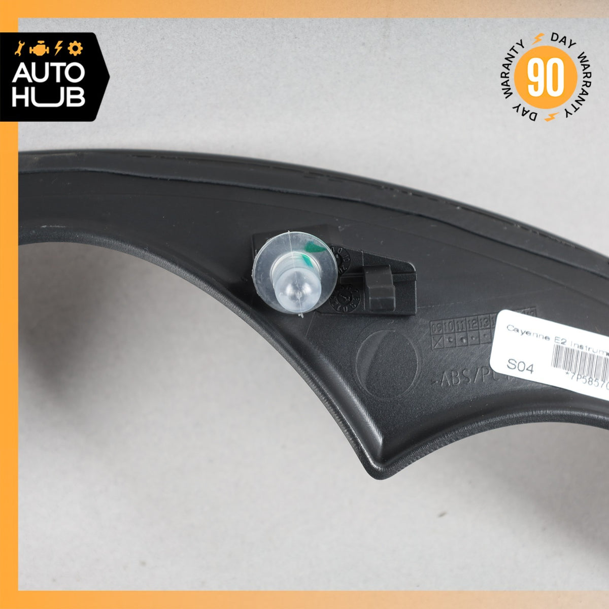 11-18 Porsche Cayenne 958 Dashboard Instrument Cluster Upper Bezel Black OEM - photo 9