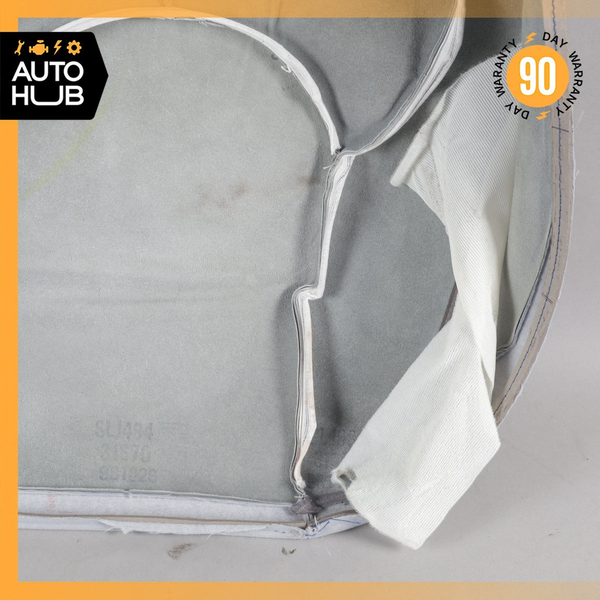 96-02 Mercedes R129 SL500 SL320 Left or Right Lower Bottom Seat Cushion Skin OEM - photo 12