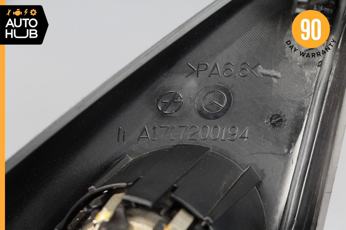 05-11 Mercedes R171 SLK350 SLK300 Left Side Door Tweeter Speaker Cover Black OEM - photo 11