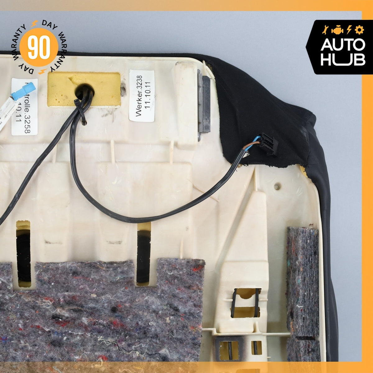 Mercedes W221 S600 Rear Right Side Bottom Lower Seat Cushion Exclusive Black OEM - photo 14