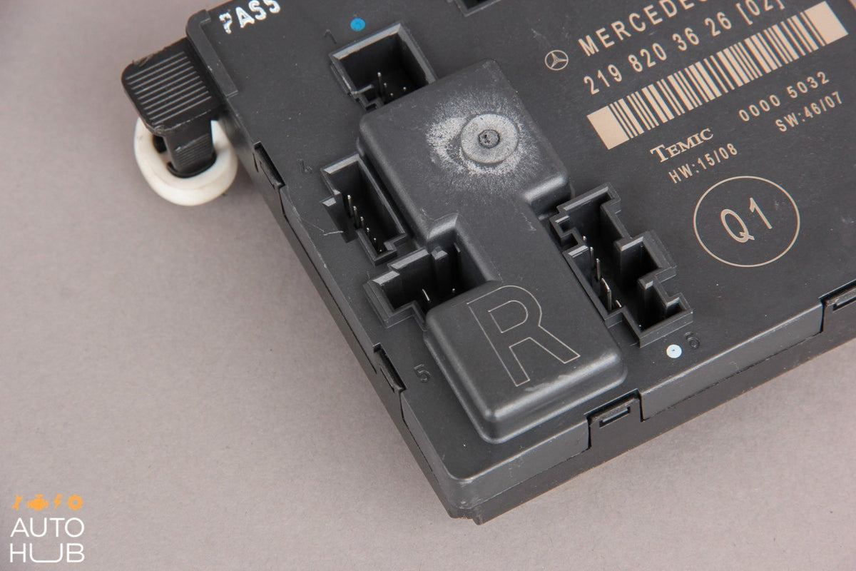 06-11 Mercedes W219 CLS500 CLS550 Rear Right Door Control Module 2198203626 OEM - photo 3