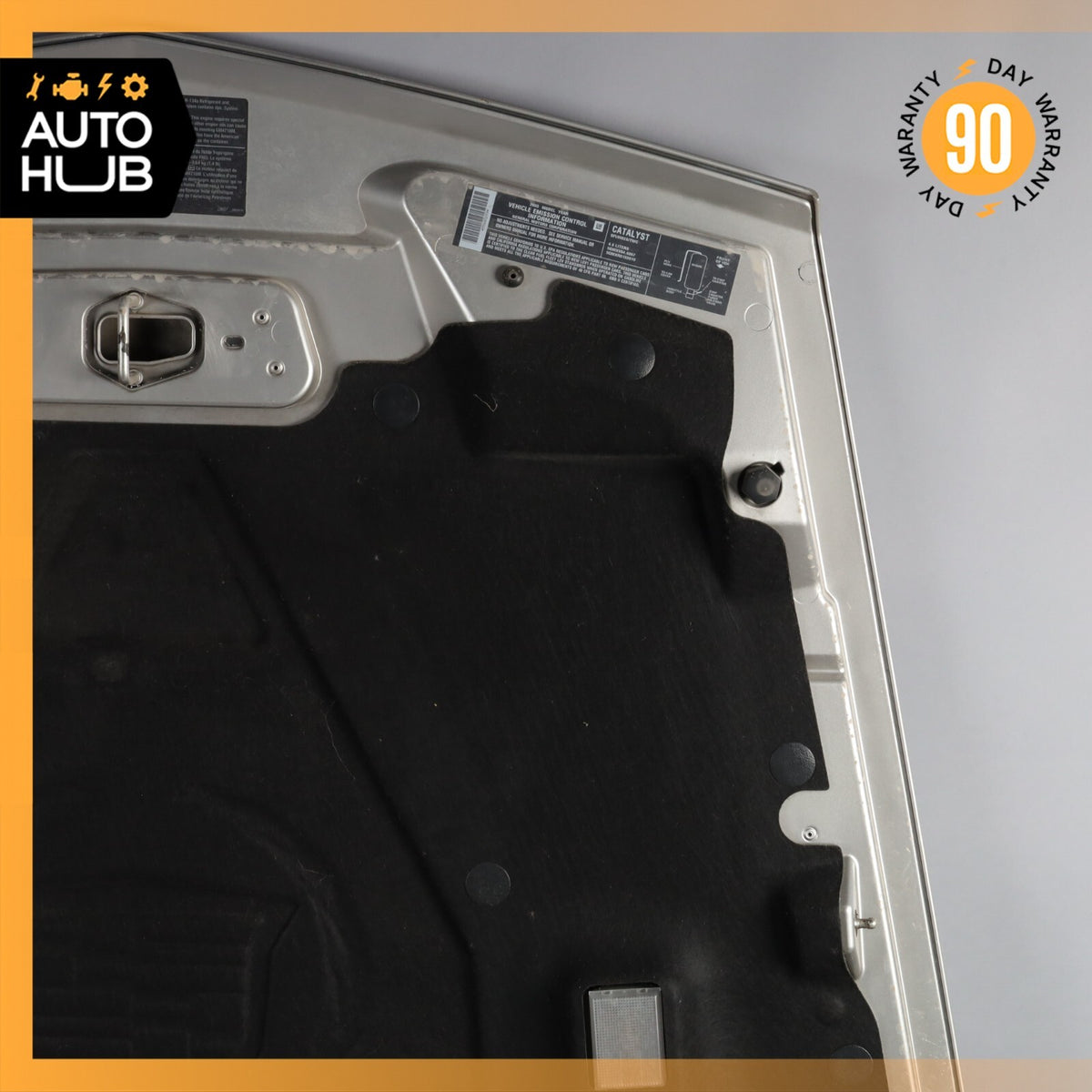 04-08 Cadillac XLR Hood Cover Panel Assembly Light Tarnished Silver OEM 69k - photo 17