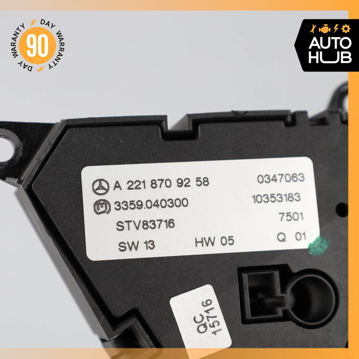 07-14 Mercedes W216 CL63 S550 Front Left Driver Seat Control Memory Switch OEM - photo 9