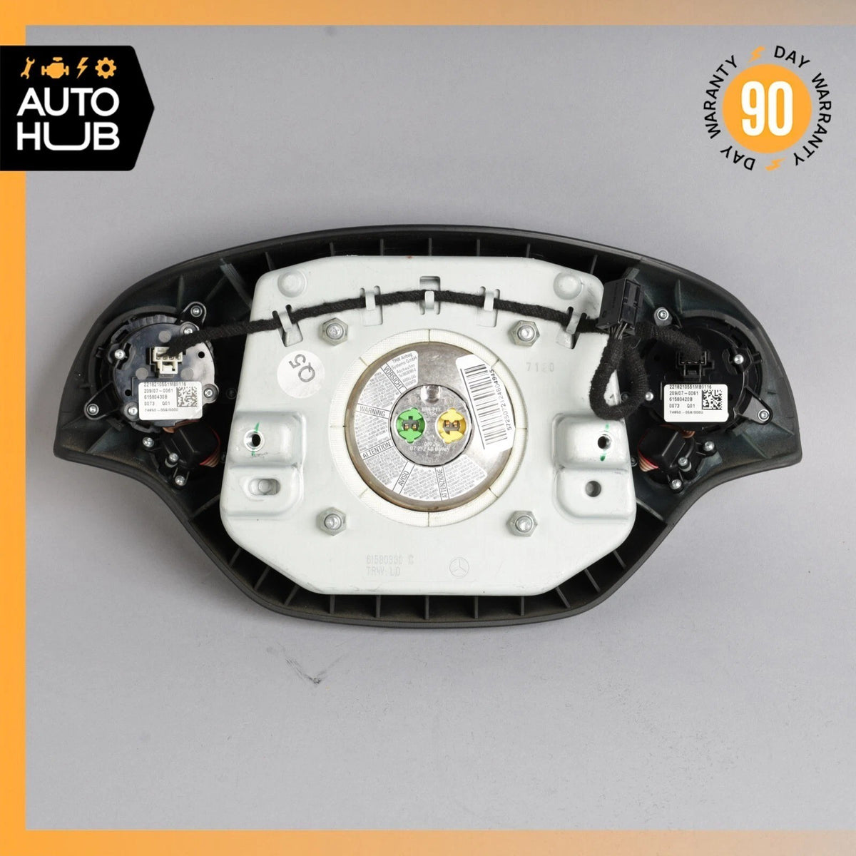 07-10 Mercedes W221 S63 AMG S550 Steering Wheel Airbag Air Bag 221860040 OEM - photo 7