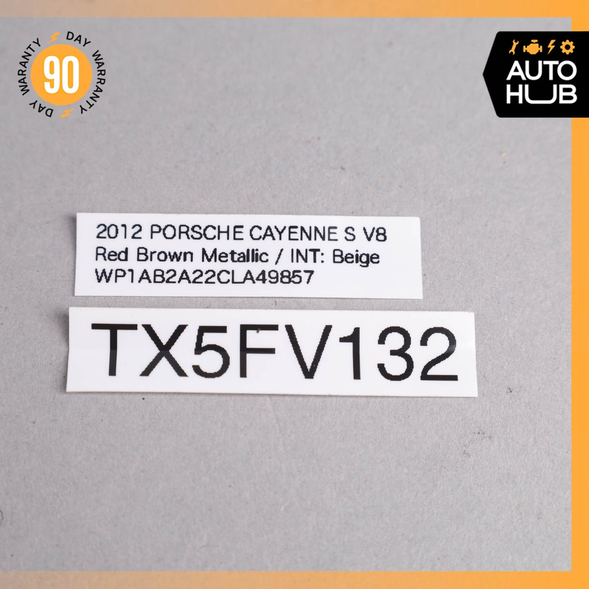 11-18 Porsche Cayenne 958 Rear Left Side Exterior Door Handle Red OEM - photo 19
