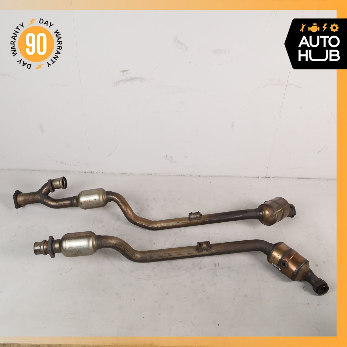 Mercedes W209 CLK350 C350 RWD Engine Exhaust Downpipe Left & Right Side Set OEM - photo 10