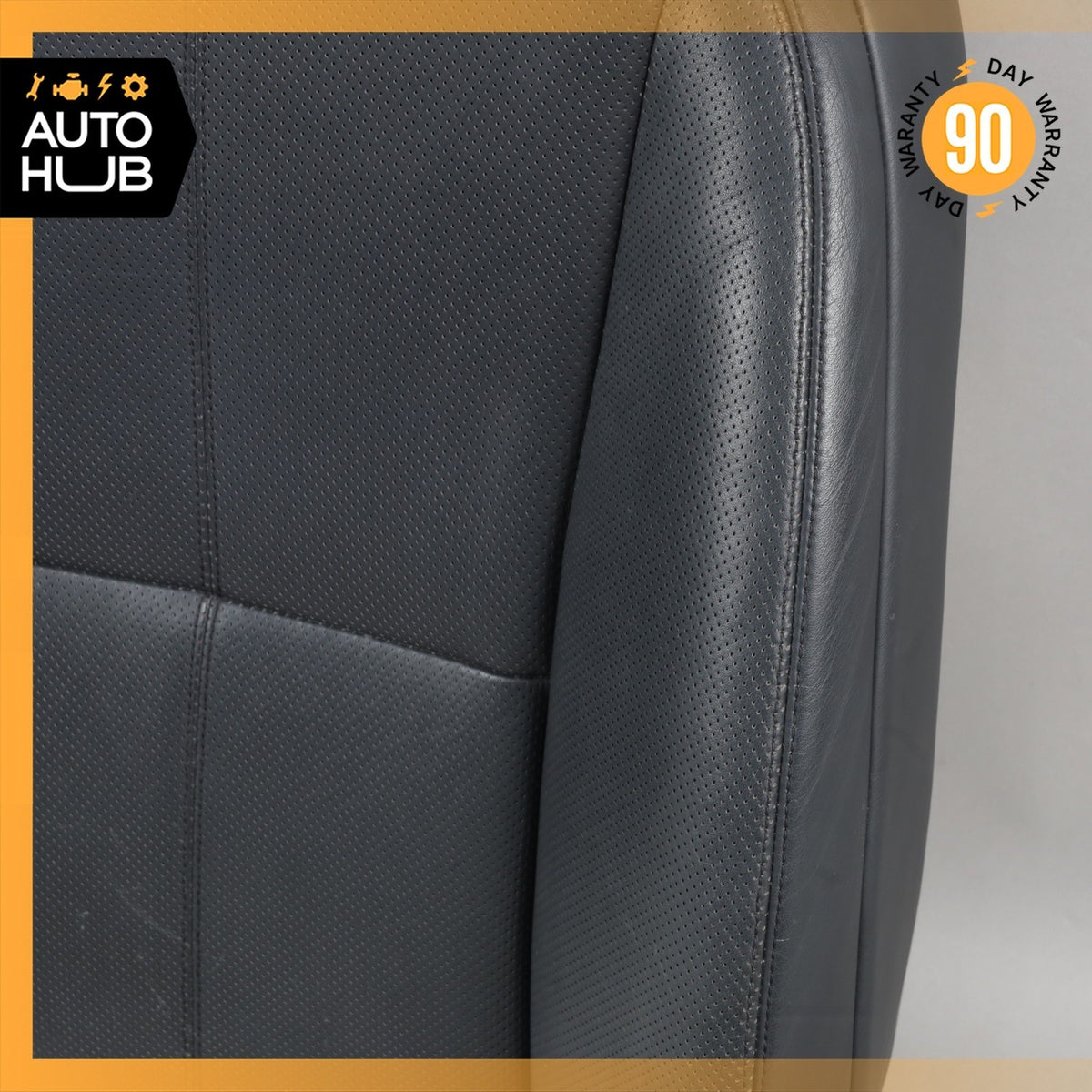 07-09 Mercedes W221 S600 Front Right Side Seat Upper Cushion Exclusive Black OEM - photo 3