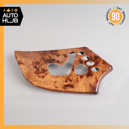 03-06 Mercedes W215 CL55 CL500 Front Right Side Seat Switch Trim Cover Wood OEM - photo 1