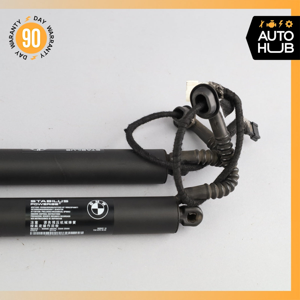 14-18 BMW F15 X5 Trunk Lid Tailgate Electric Cylinder Strut Set OEM - photo 6