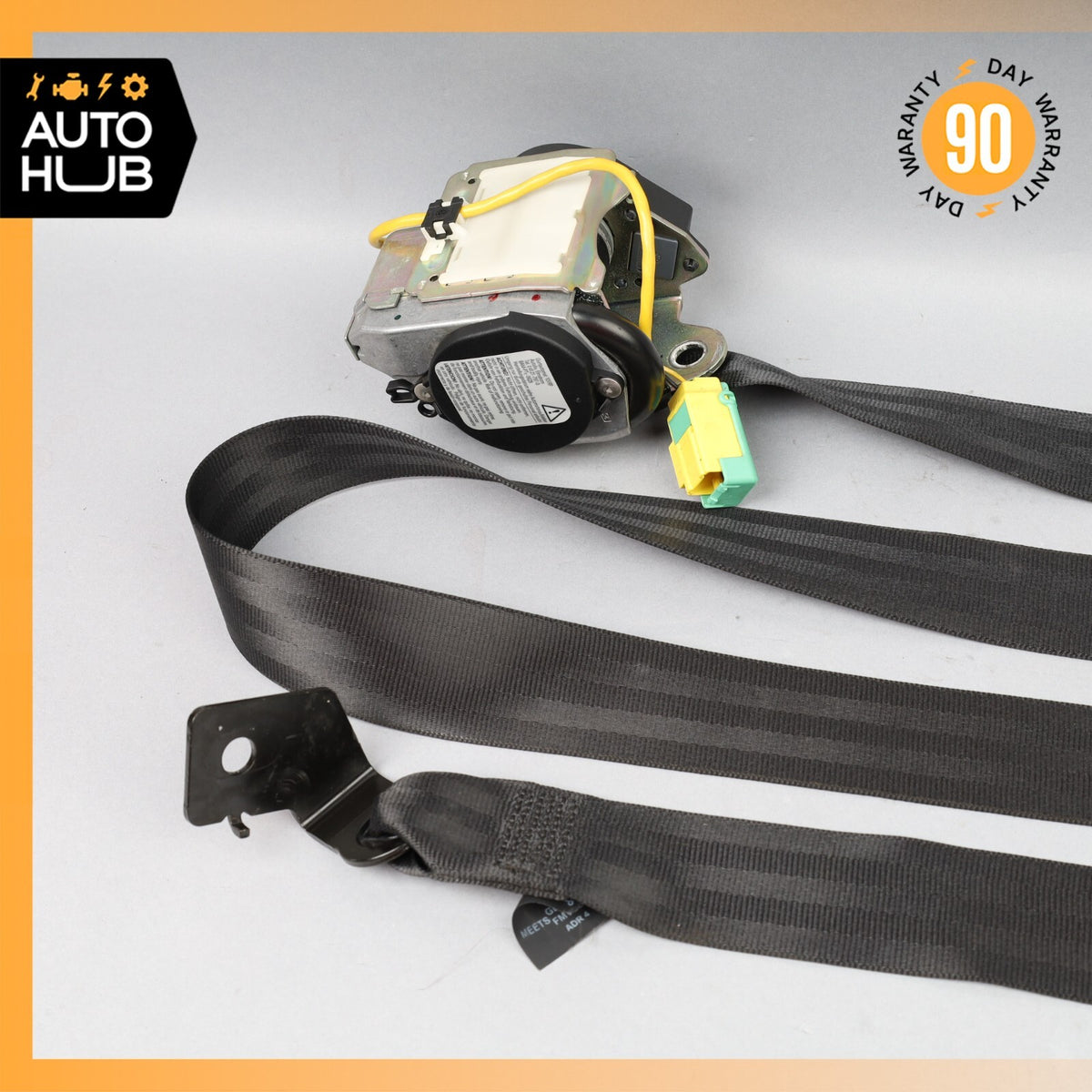 06-13 Bentley Continental Flying Spur Rear Right Side Seat Belt Black OEM - photo 5