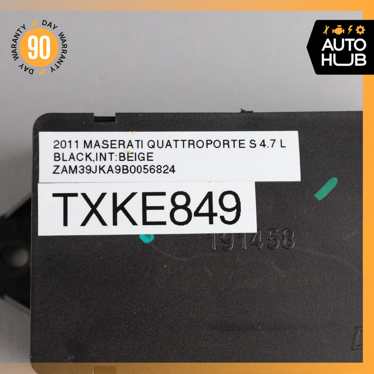 04-19 Maserati Quattroporte M139 Windshield Wiper Control Module 191458 OEM 74k - photo 7