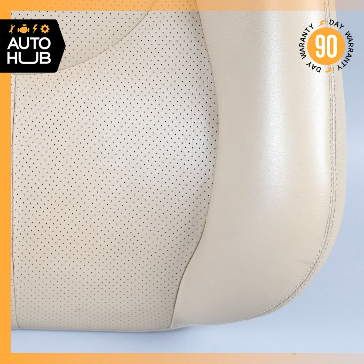 96-02 Mercedes R129 SL320 SL500 Right Side Top Upper Seat Cushion Beige OEM - photo 3