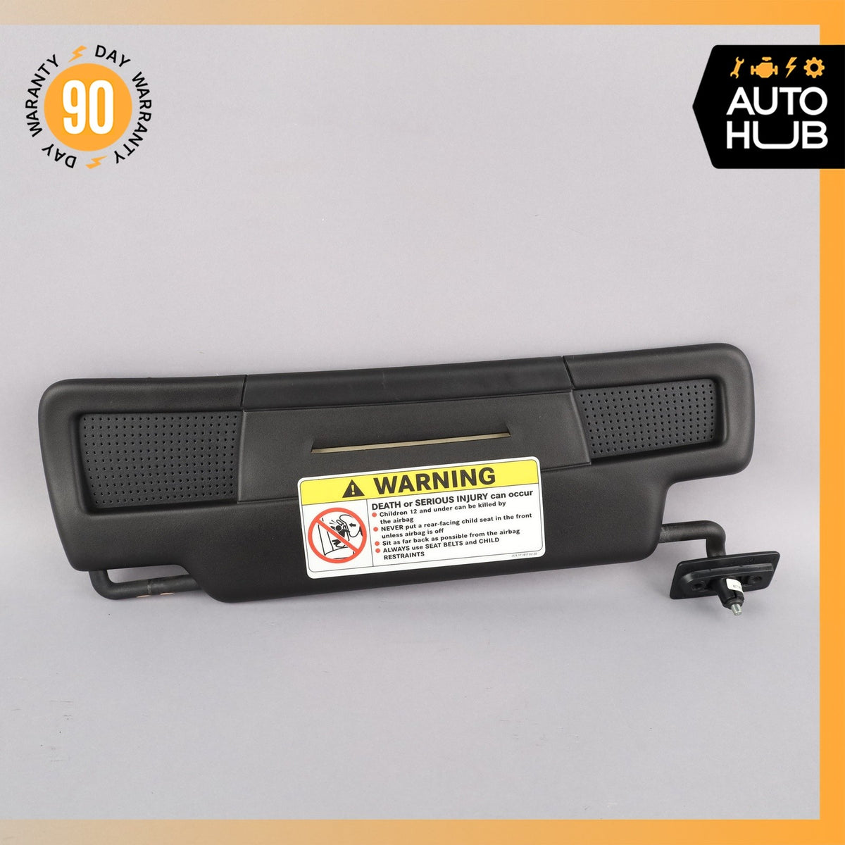 05-11 Mercedes R171 SLK350 SLK300 Sun Visor Sunvisor Shade Right Side Black OEM - photo 1