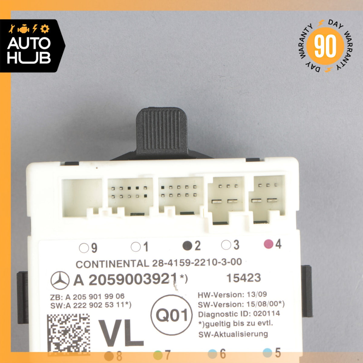 16-19 Mercedes W205 C300 C350e Front Left Side Door Control Module OEM 41k - photo 5