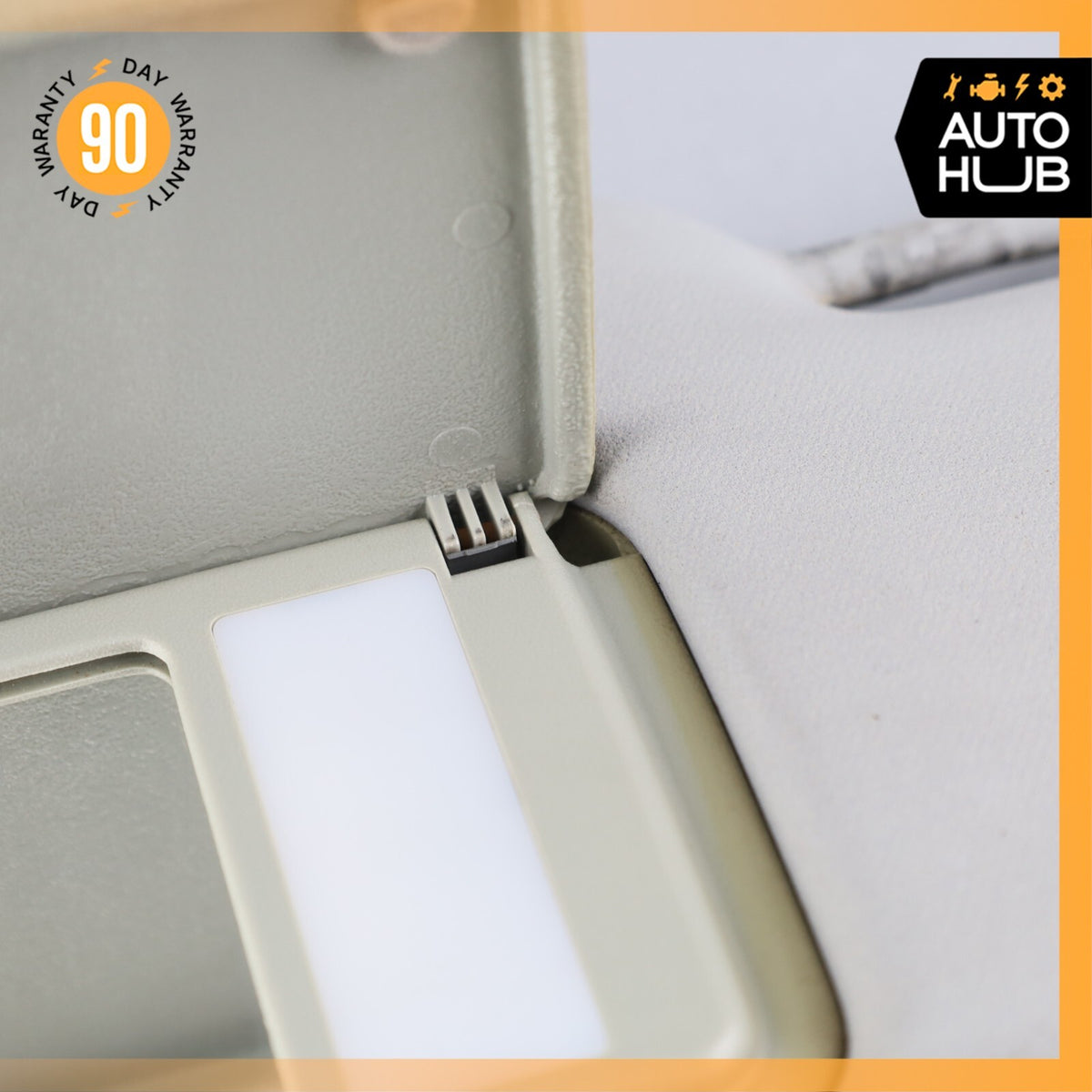 90-02 Mercedes R129 SL500 SL320 Left Driver Side Sun Visor Sunvisor Gray OEM - photo 8