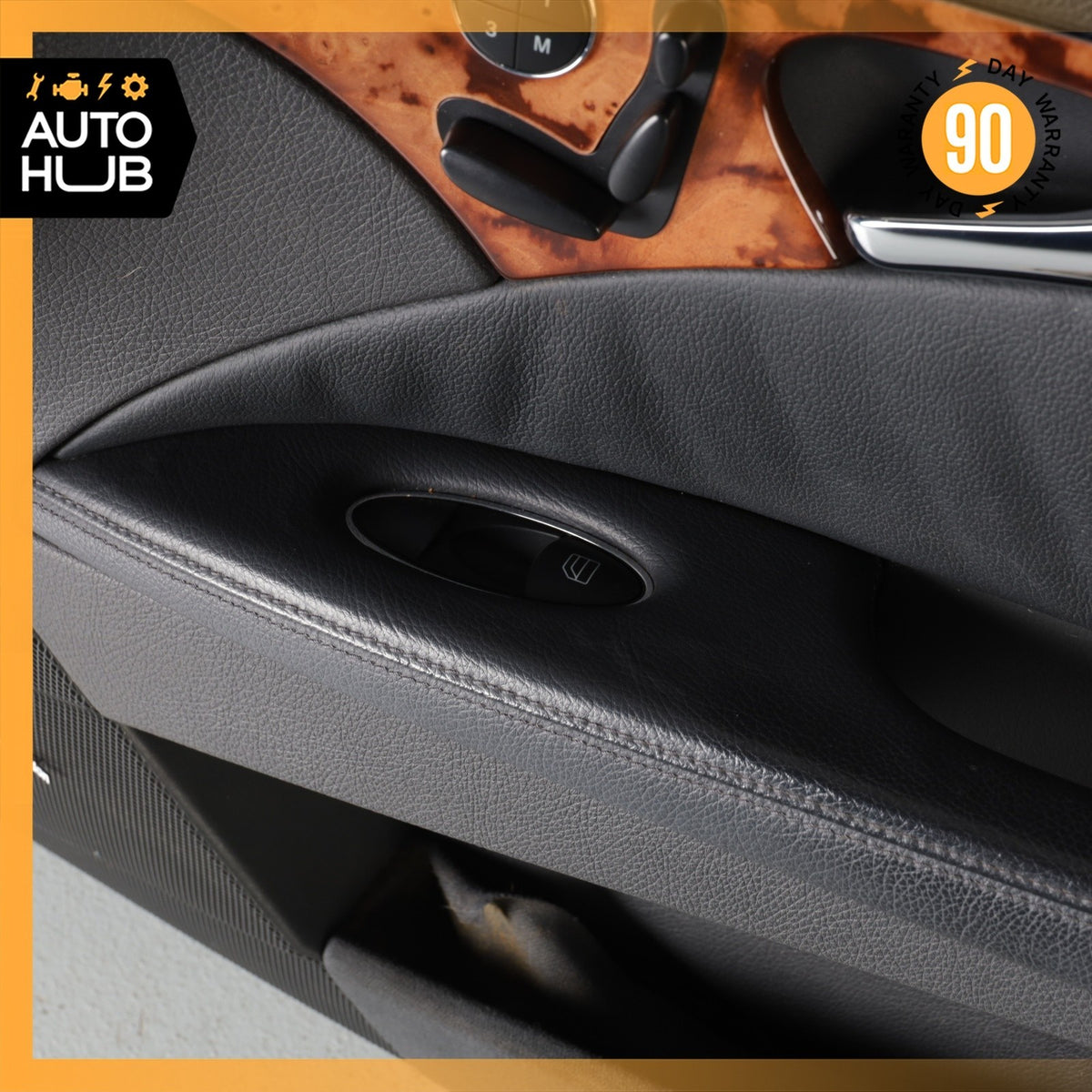 03-06 Mercedes W211 E320 E500 Interior Door Panel Front Right Side Black OEM - photo 9