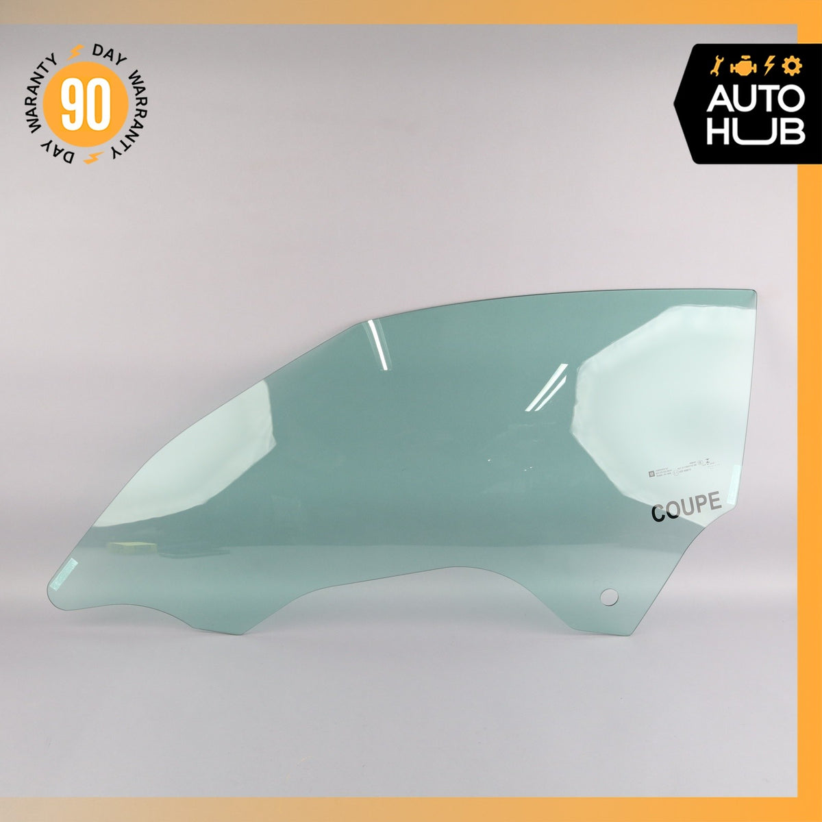 14-19 Chevrolet Corvette C7 Coupe Front Left Door Window Glass 84299348 OEM 32k - photo 2