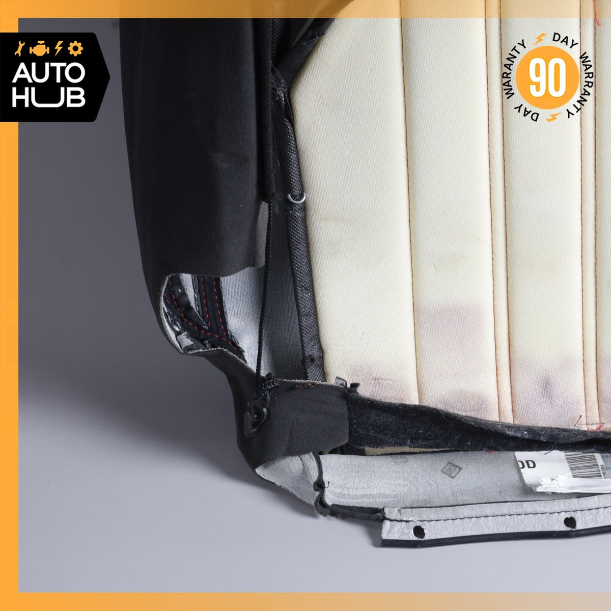 14-17 Maserati M156 Quattroporte Front Right Lower Bottom Seat Cushion Skin OEM - photo 11