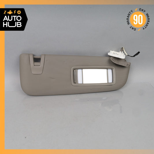 10-16 Porsche Panamera Right Passenger Side Sun Visor Sunvisor Gray OEM 70k - photo 1