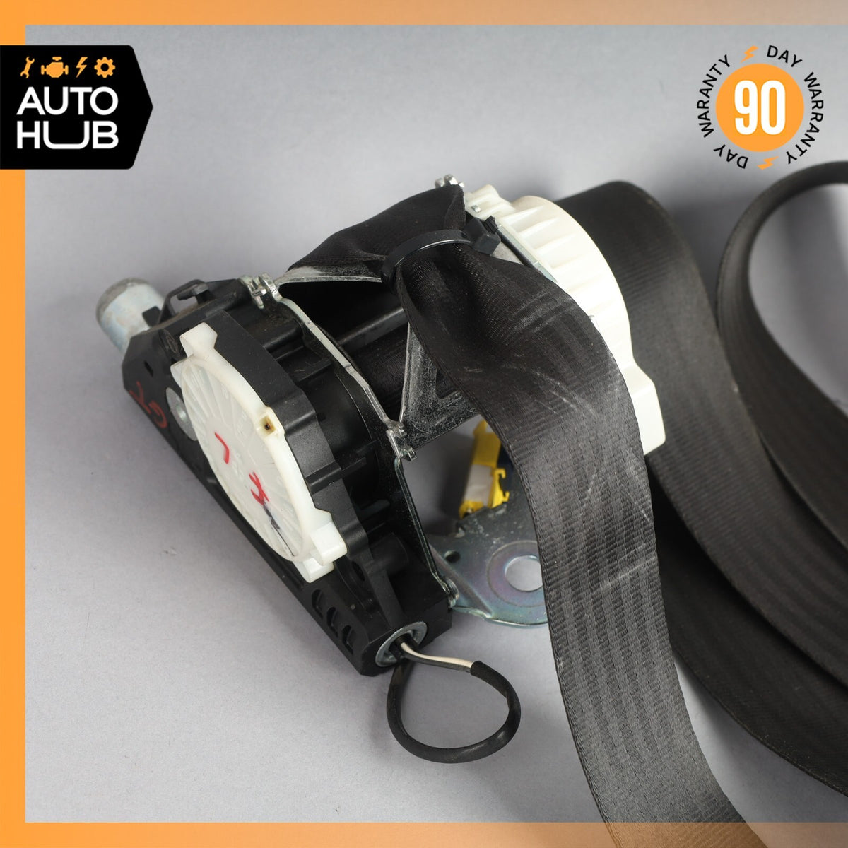 08-19 Maserati GranTurismo M145 Front Left Driver Side Seat Belt Black OEM - photo 2