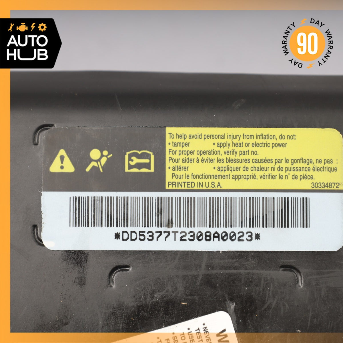 04-13 Cadillac XLR Seat Airbag Air Bag SRS Front Left or Right 10368329 OEM 51k - photo 7