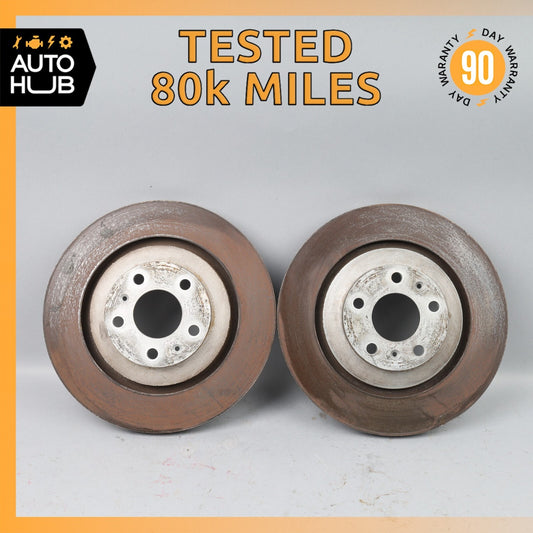 03-18 Bentley Continental Flying Spur Rear Left & Right Brake Rotors Disc OEM - photo 1