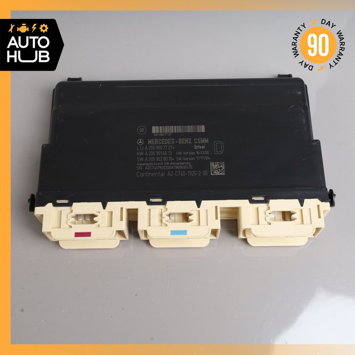 15-23 Mercedes W205 C300 C63 C43 AMG Front Left Seat Control Module OEM - photo 3