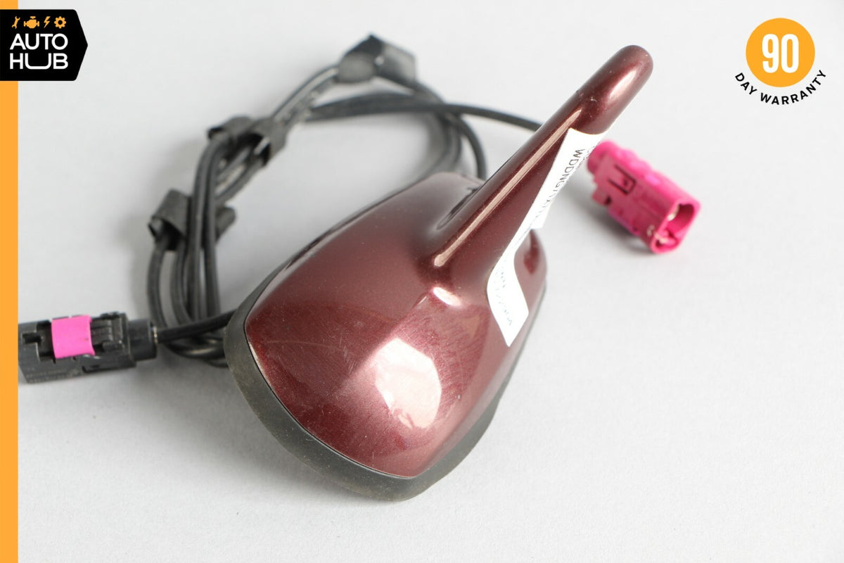 07-13 Mercedes W221 S550 S400 S350 Top Roof Shark Fin Radio Antenna GPS Red OEM - photo 4