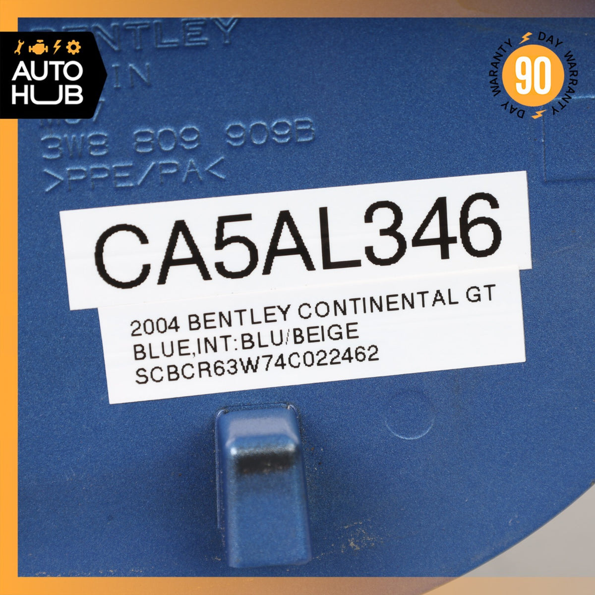 03-10 Bentley Continental GT Coupe Fuel Filler Gas Tank Door Flap Lid OEM - photo 14