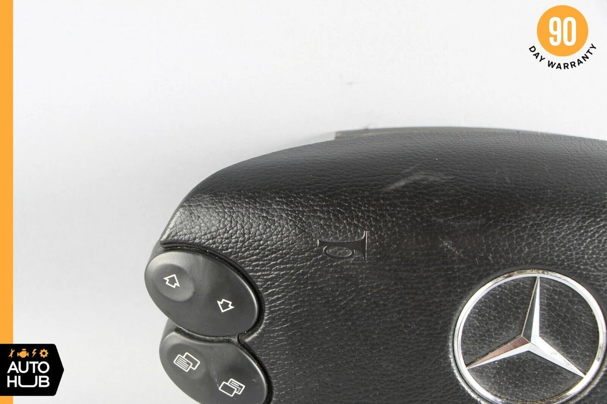 Mercedes R230 SL500 SL55 AMG CLK500 Steering Wheel Airbag Air Bag Black OEM - photo 2