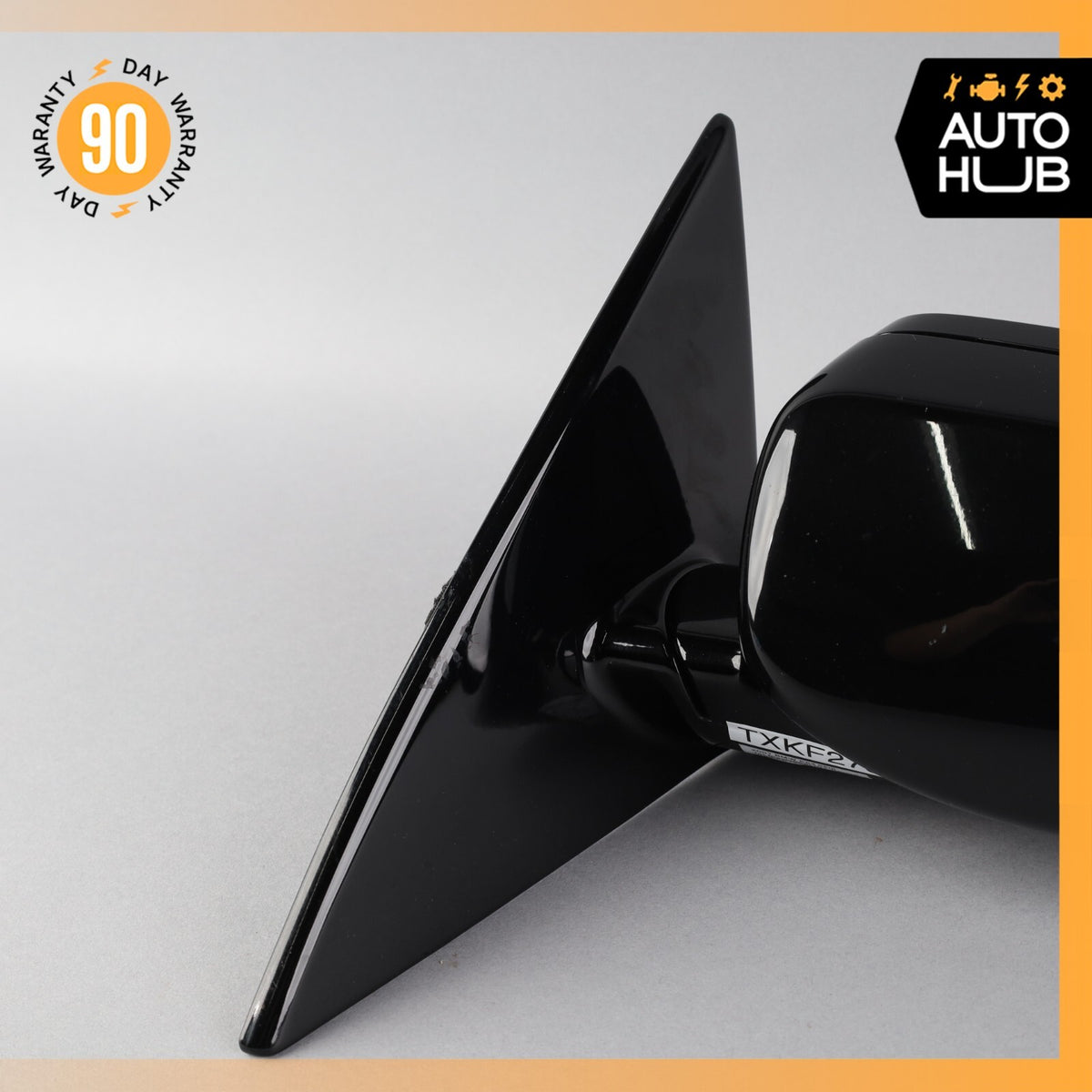 06-10 BMW E64 650i Left Driver Side Rear View Door Mirror Jet Black OEM 71k - photo 9