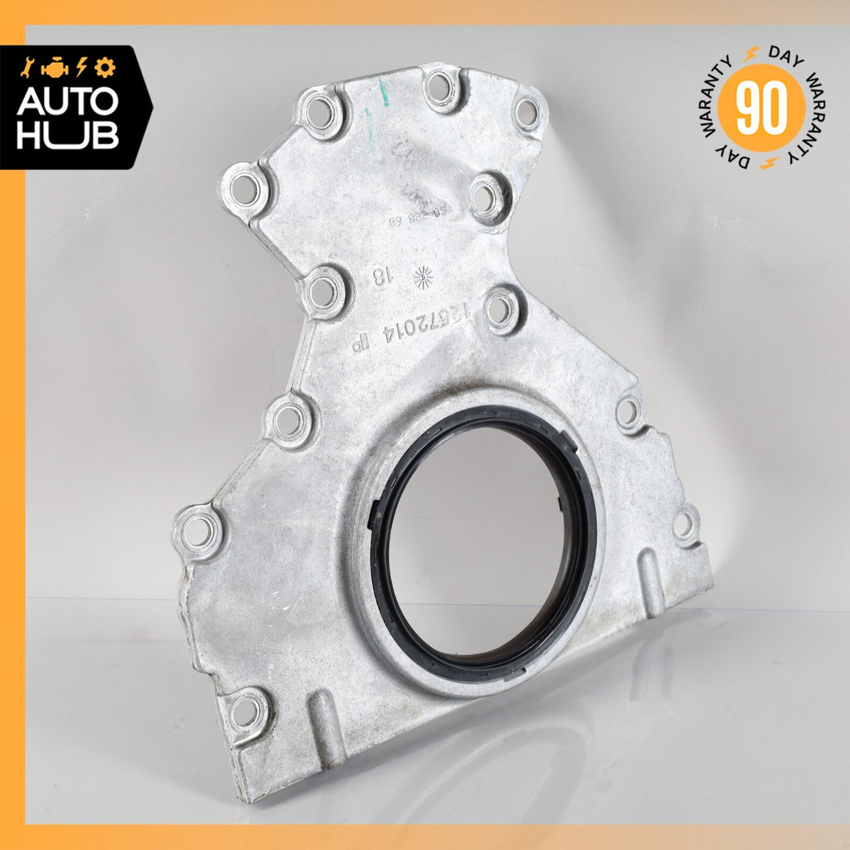 Chevrolet Corvette C6 Engine Rear Crankshaft Retainer Seal Plate 12572014 OEM - photo 3