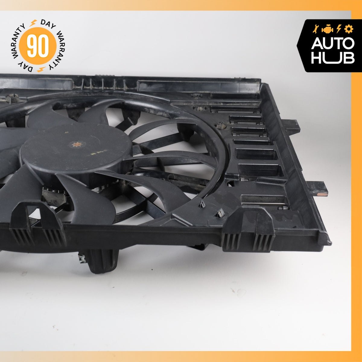 11-18 Porsche Cayenne 958 Turbo Engine Cooling Fan Assembly 95810606120 OEM 92k - photo 12