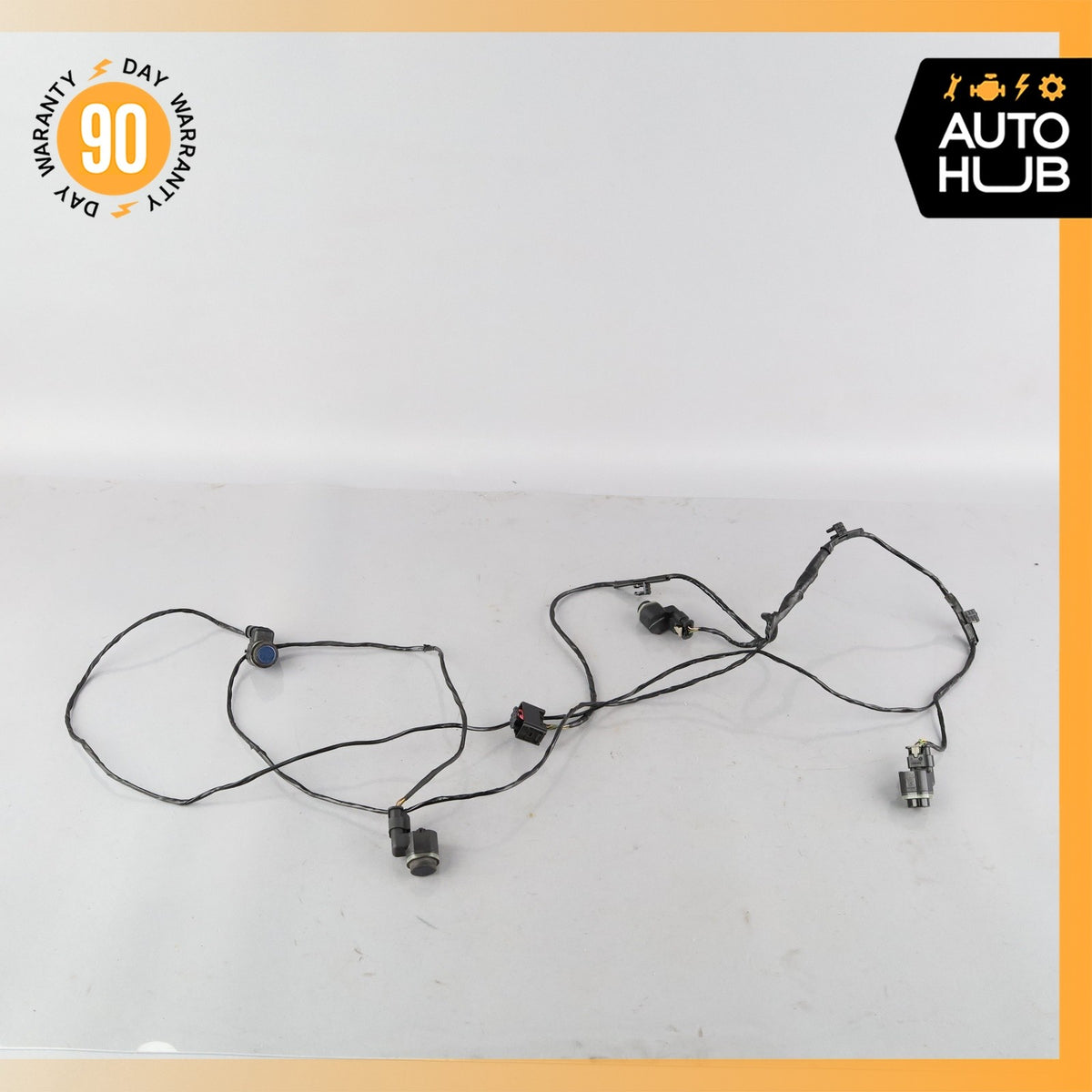 11-13 BMW E70 X5 Rear Bumper Wire Harness w/ Parking Aid Sensor Set OEM - photo 8