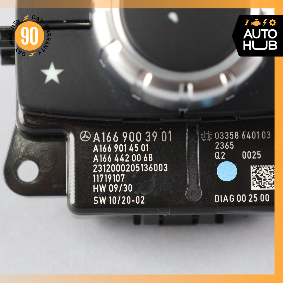 12-13 Mercedes W166 ML63 AMG Center Console Navigation Stereo Control Switch OEM - photo 9