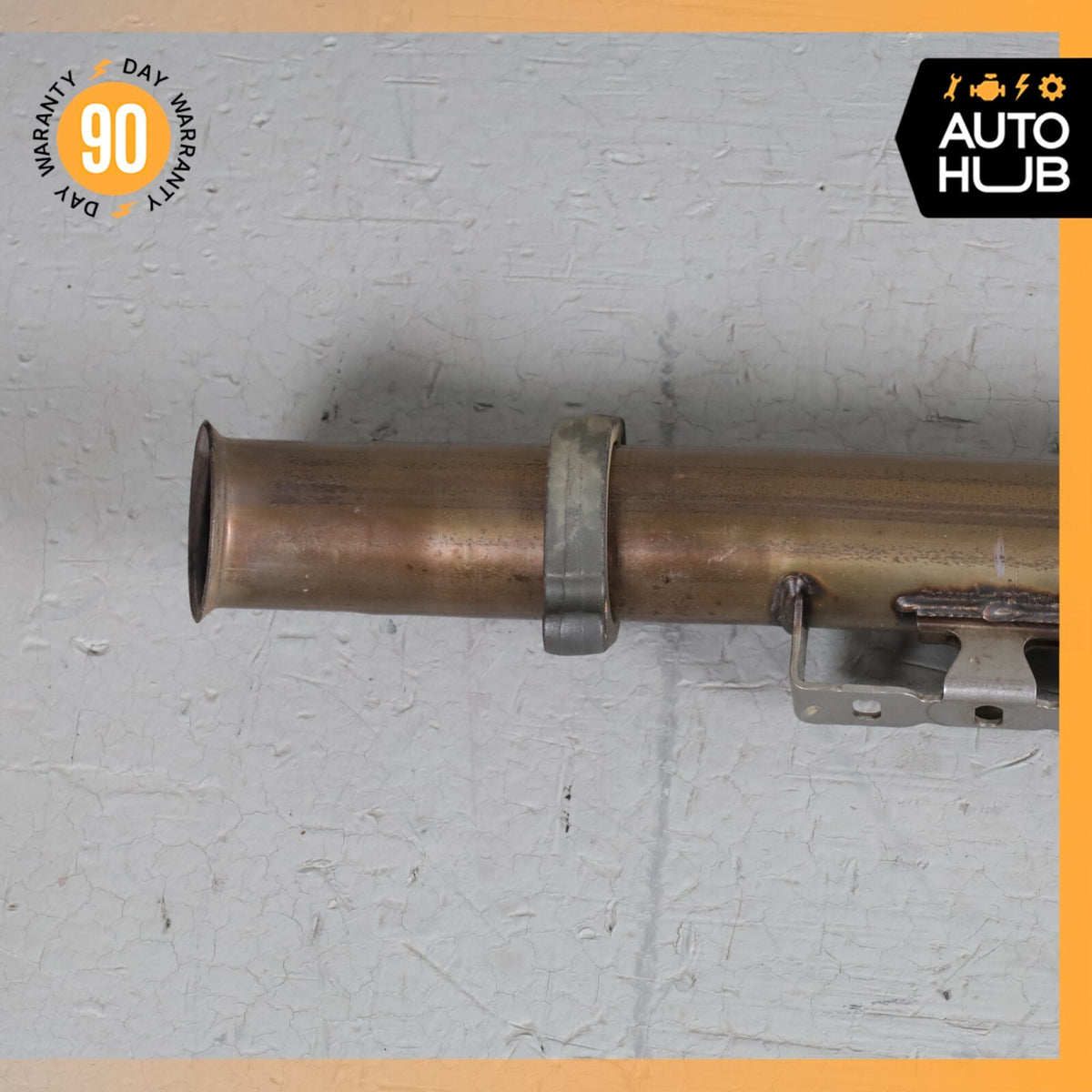 12-14 Mercedes W204 C250 M271 1.8L Center Medium Exhaust Pipe 2124910001 OEM 84k - photo 3