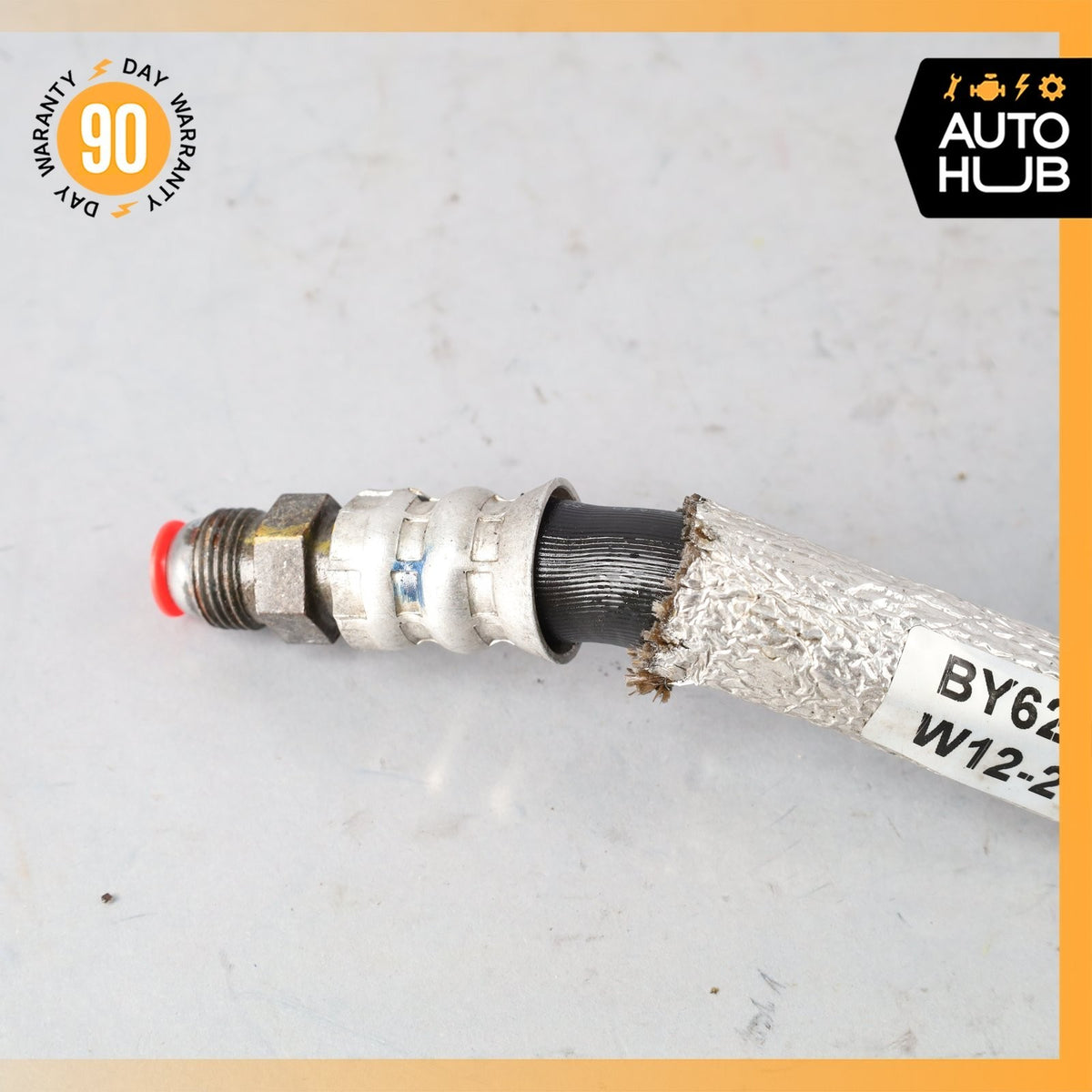 12-18 Bentley GT 6.0L Front Axle Differential Oil Feed Line 3W0317802 OEM 30k - photo 2