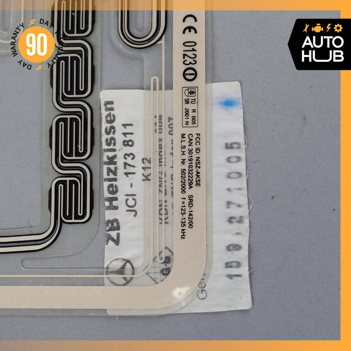 05-08 Mercedes R230 SL500 SL55 AMG Seat Occupancy Sensor Mat SRS OEM - photo 18