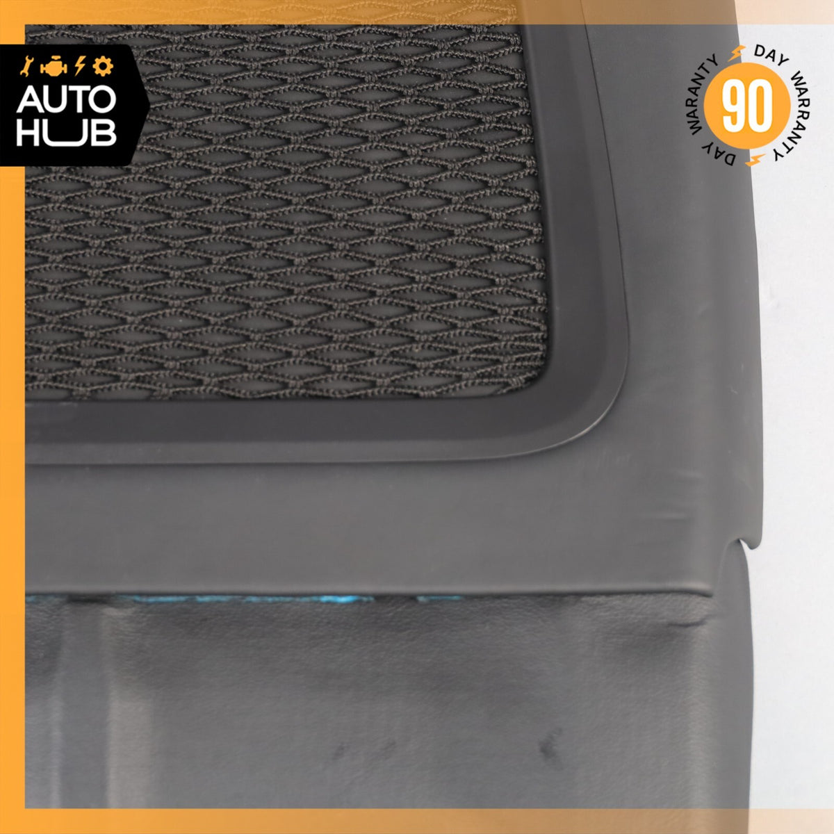 14-22 Maserati Ghibli M157 Front Left Side Seat Back Cover Black OEM - photo 6