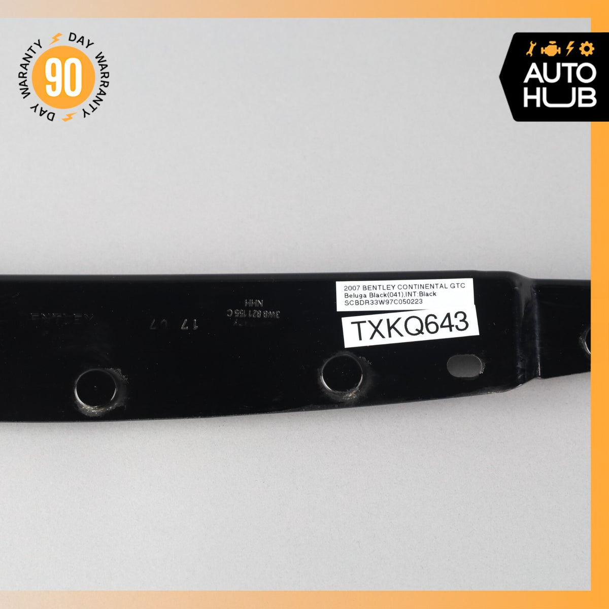 2007 Bentley Continental GTC Left Driver Side Fender Support Bracket OEM - photo 3